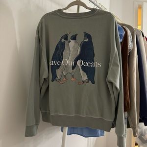 Pacsun “save our oceans” Sweatshirt